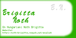 brigitta noth business card